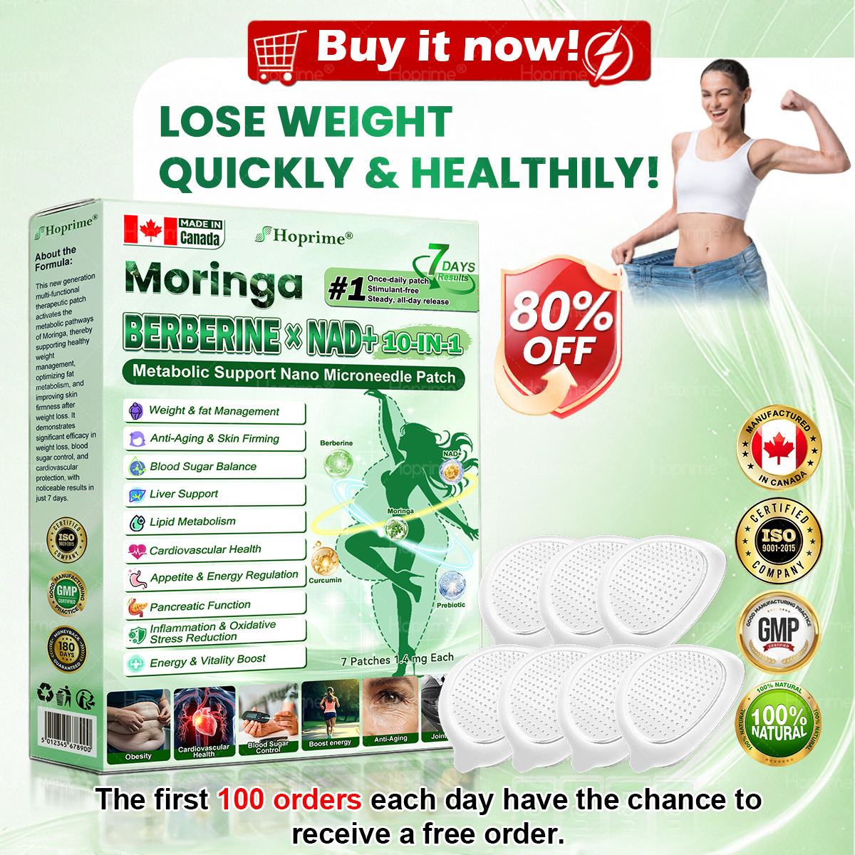 𝑯𝒐𝒑𝒓𝒊𝒎𝒆®🎁 Only 5 boxes left! We are offering you an additional 30% discount! Make your body healthier. If you miss it now, you won't get it until next year.