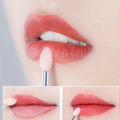 1/3/5PCS Portable Silicone Lip Brush With Cover Soft Multifunctional Lip Balm Applicator Lipstick Lipgloss Makeup Brushes